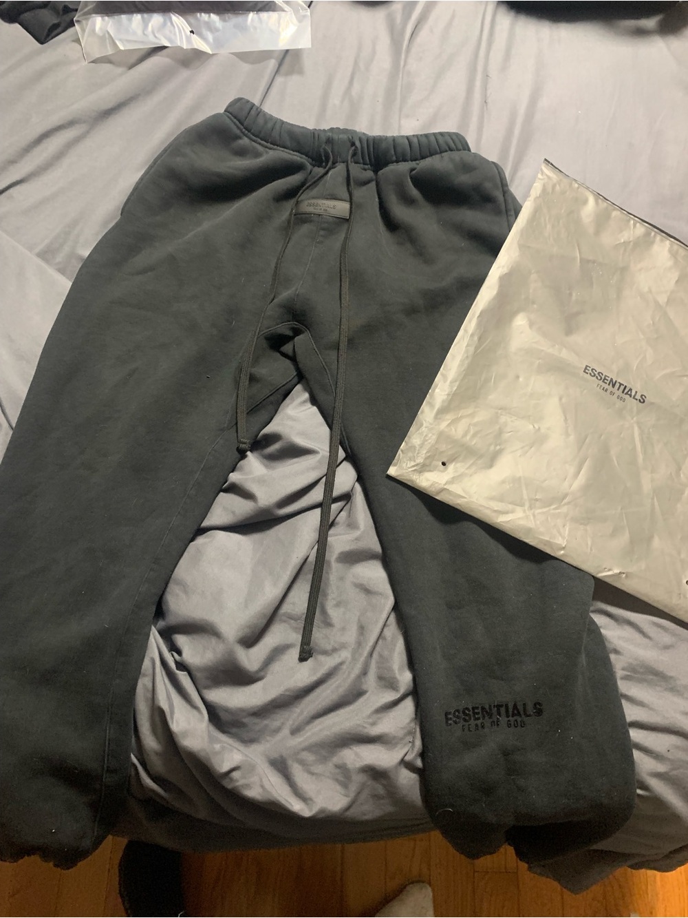 ESSENTIALS Men’s Black tracksuit